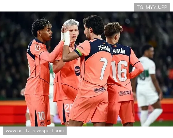 巴萨主场3-1战胜埃尔切，拉什福德状态火爆进球不断，巴萨2-3